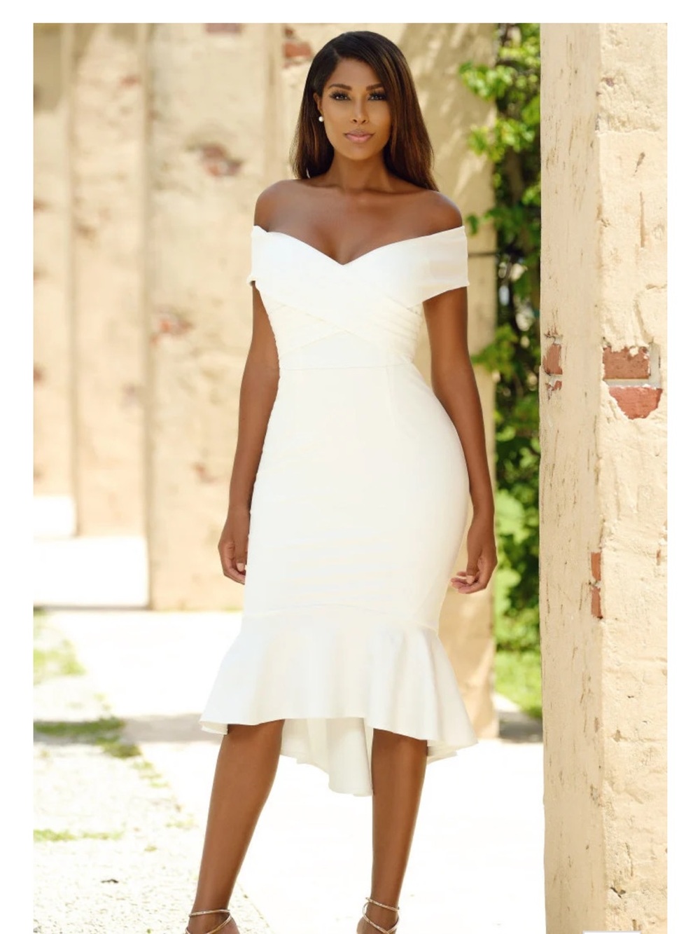 Brienne dress - white